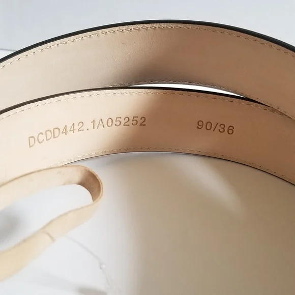 Versace La Medusa Leather Belt Black Size 36 (90cm) - Picture 3 of 7